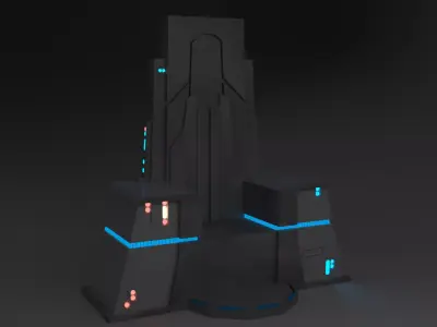 Sci-Fi Chair from Star Wars 3D model