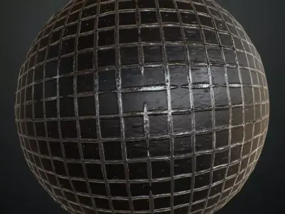 Dark Clean Diamond Tread Plate Metal PBR Seamless Texture purchase