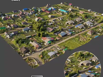 CITY AERIAL SCAN-13 3D model