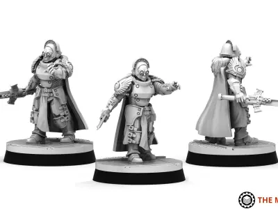 Obsidian Guard - Janissary Lieutenant 3D print model