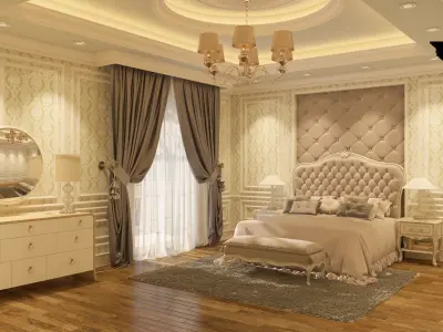 Classic Bedroom 3D model