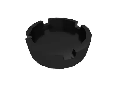 Ashtray v1 003 Low-poly 3D model