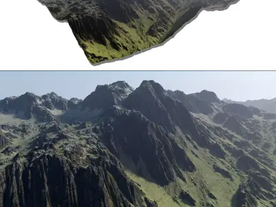 Mountains n36a 3D model