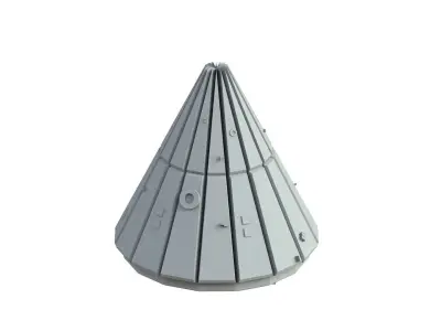 Sci Fi Object No 2543 Low Poly Low-poly 3D model