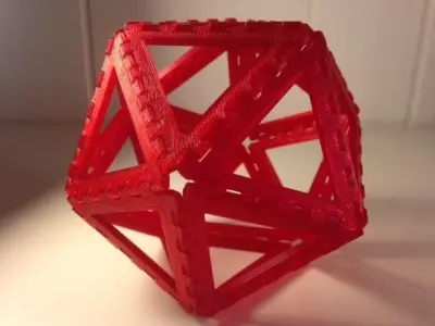 Poly-Snaps Tiles for Building Polyhedra Free 3D print model