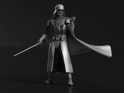Darth Vader Figure Set 02 3D print model