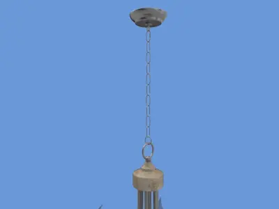 Vintage Chandelier Lamp 3D model
