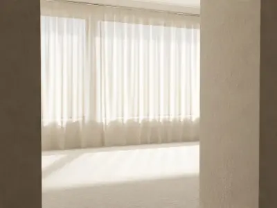 Concrete Minimal Interior 3D model