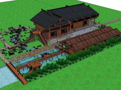 Bed and Breakfast - Chalet 3D model