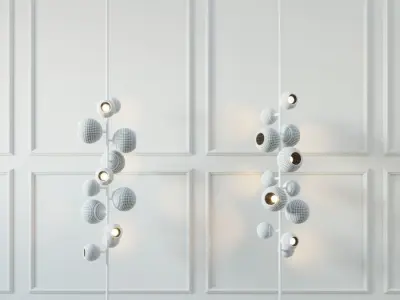 LAST NIGHT TOTEM FLOOR LAMP DESIGNED BY DAMIEN LANGLOIS-MEURINNE 3D model