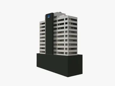 157 Ann Street Low-poly 3D model