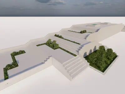 park-public park-Private Park Landscape Urban 3D model