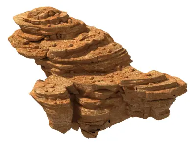 Desert - Bizarre Boulders 05 3D model