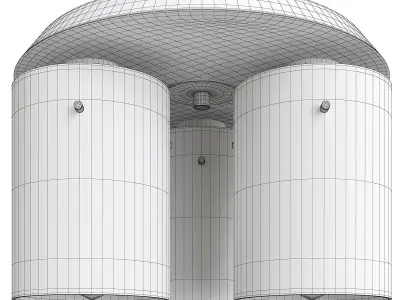 ALFA Atman Gold Black Low-poly 3D model