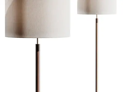 Altmar II Natural Maple Floor Lamp 3D model