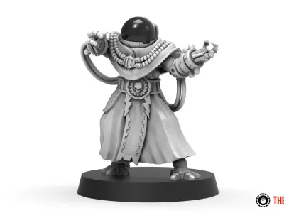 Dark Techno - Teslarite Channellers 3D print model