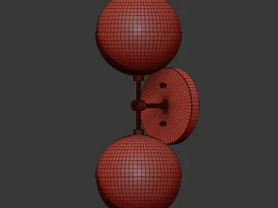 Wall Light Set 3D model