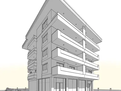 Architectural 3D Home Model  Low-poly 3D model purchase