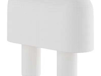 Puffball Room Divider 3D model