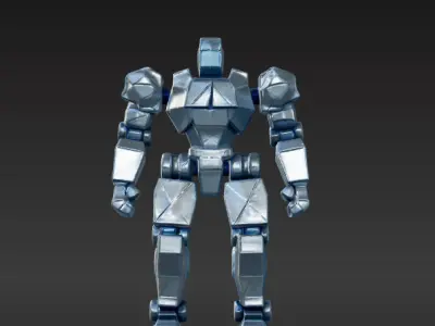 Low-Poly Robot Low-poly 3D model