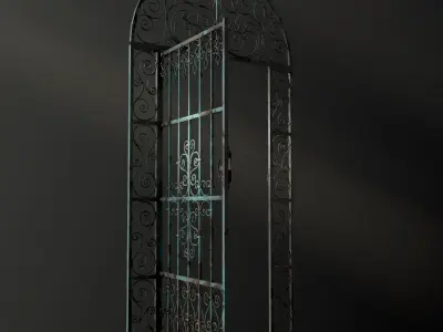 Five Medieval Doors 3D Model Pack