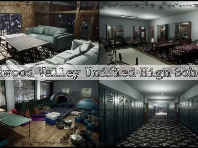 Redwood Valley Unified High School EducationalEnvironment 3D model