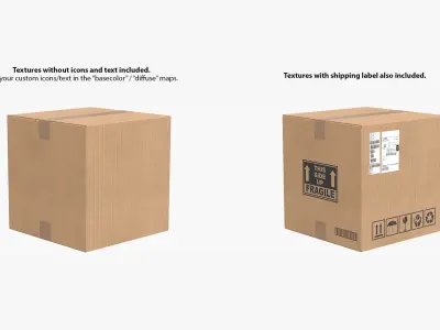  Cardboard Box Bundle Collection 