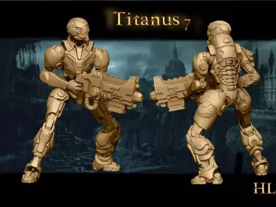 Heresylab Redeemers Titan Robot 6 3D print model