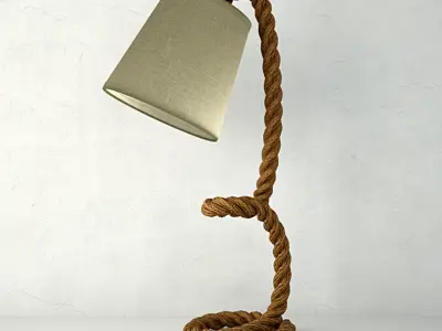 Nautical Rope Table Lamps 4 3D model