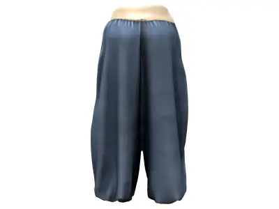 Ottoman Harem Pants Low-poly 3D model