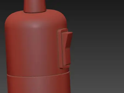 Handmade Wooden Lamp by ETSY 3D model