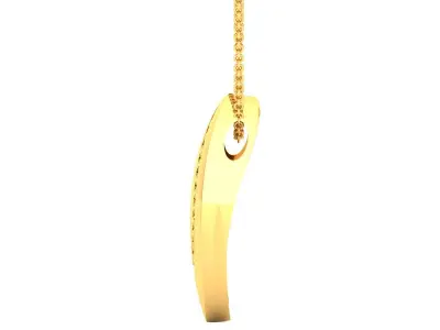 Women Pendant 3DM STL OBJ FBX Render Details 3D print model 21