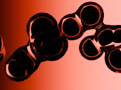 Organic Cell Animation 3D model