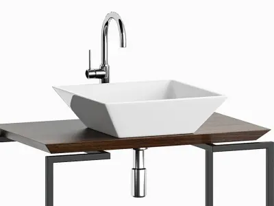 Washbasin cabinet MOBO ARIYA 3D model