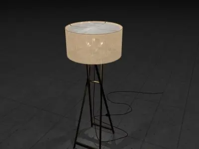 Gala floorlamp 3D model