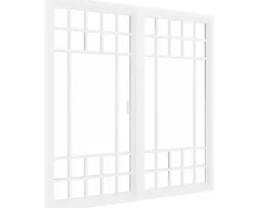 White Window 14 3D model