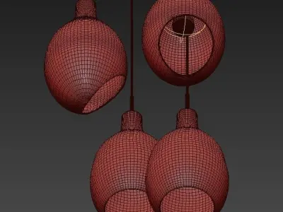 YBFQ LED Elegante pentant 3D model