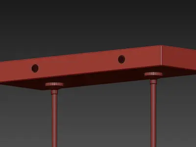 Tagliato LED Chandelier by Alora Lighting 3D model