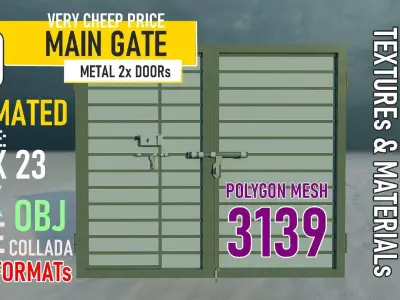 Metall Gate 3D model