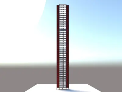 Container House Skyscraper 3D model
