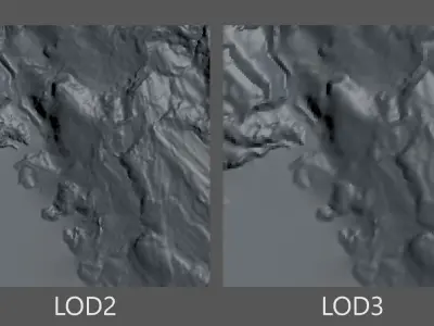 TERRAFORM Coastal 09 Low-poly 3D model