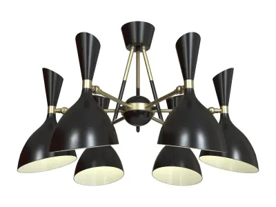 Ceiling chandelier Rasto 4665 - 6C 3D model