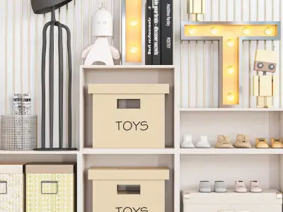 decor for childroom Low-poly 3D model