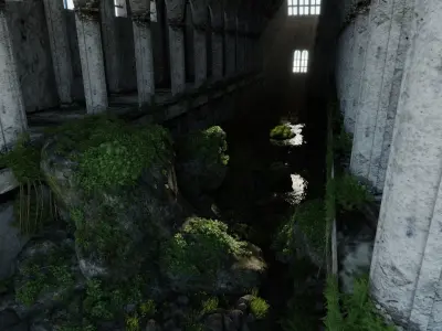 Scene ruins 3D model