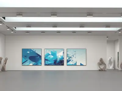  Modern Art Gallery Interior 