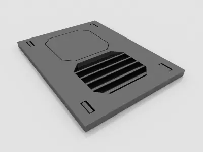 SCI FI PANEL MODEL X 11 3D model