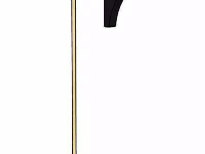 Opposite Floor Lamp Silver Portoro by Greenapple 3D model