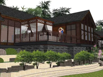 Homestay-Zhuhai Inn 3D model