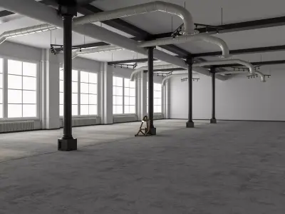 Loft Office 9 3D model