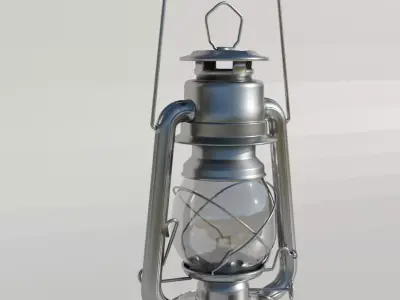 Rusty Storm Lantern 3D model 3D model